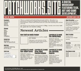 Second iteration of this website