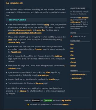 First iteration of this website